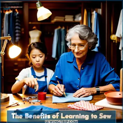 The Benefits of Learning to Sew The Benefits of Learning to Sew
