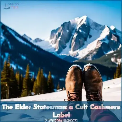 The Elder Statesman: a Cult Cashmere Label