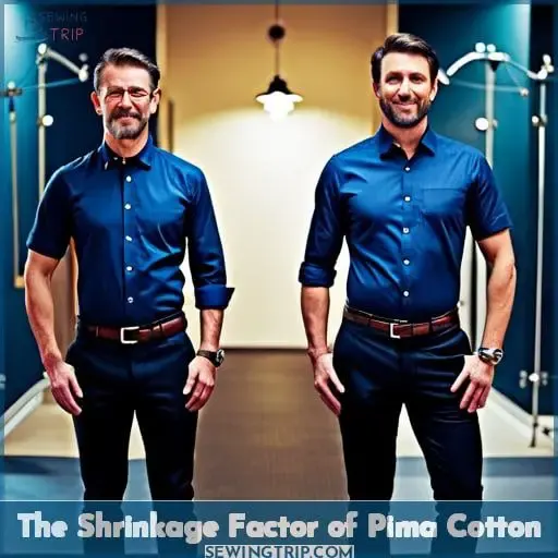 The Shrinkage Factor of Pima Cotton