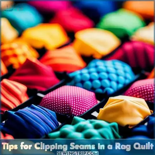 Tips for Clipping Seams in a Rag Quilt