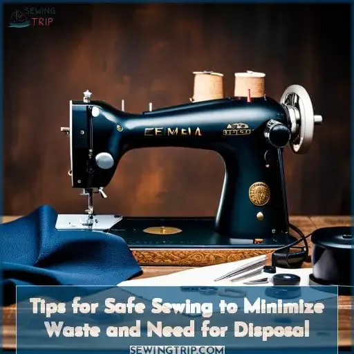 Tips for Safe Sewing to Minimize Waste and Need for Disposal