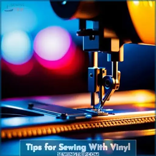 Tips for Sewing With Vinyl