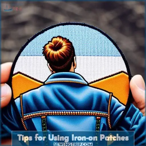 Tips for Using Iron-on Patches