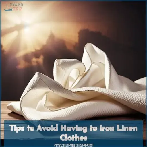 Tips to Avoid Having to Iron Linen Clothes