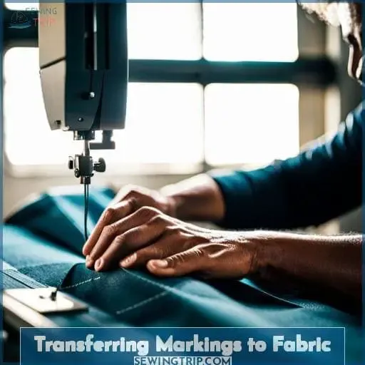 Transferring Markings to Fabric