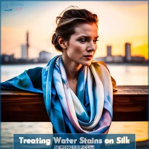 Treating Water Stains on Silk