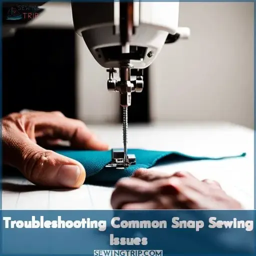 Troubleshooting Common Snap Sewing Issues