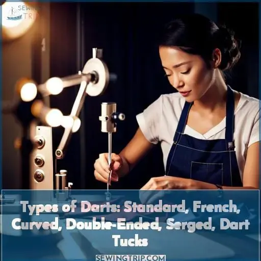 Types of Darts: Standard, French, Curved, Double-Ended, Serged, Dart Tucks