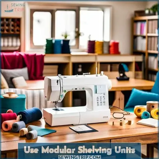 Use Modular Shelving Units