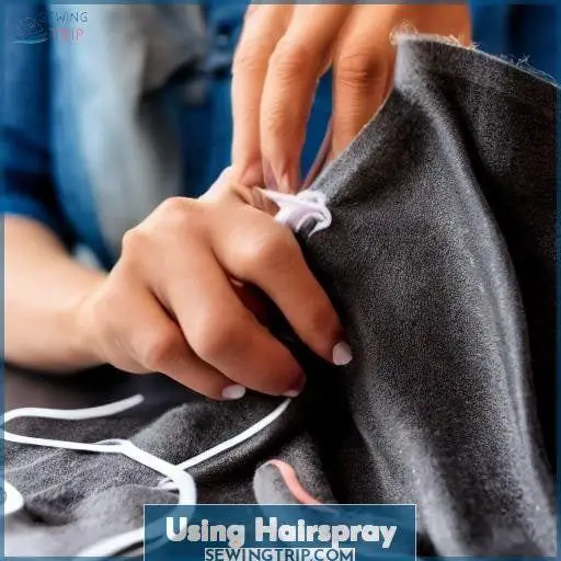 Using Hairspray Using Hairspray