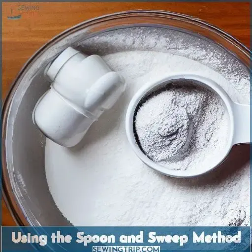 Using the Spoon and Sweep Method