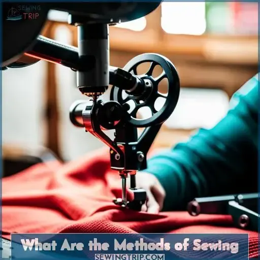 what are the methods of sewing