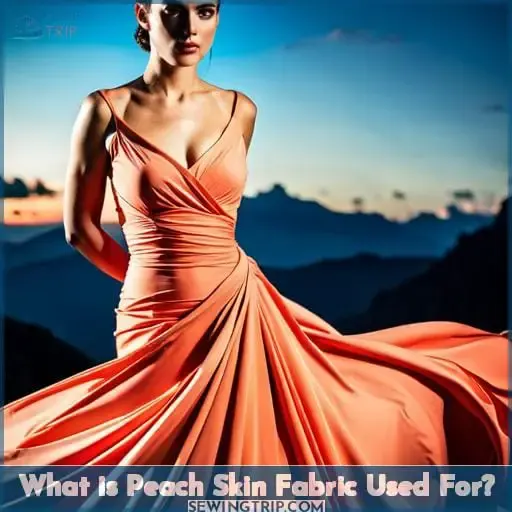 What is Peach Skin Fabric Used For?