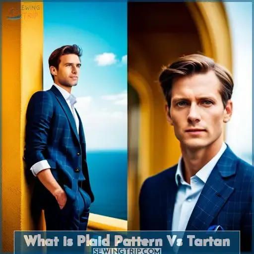 what is plaid pattern vs tartan