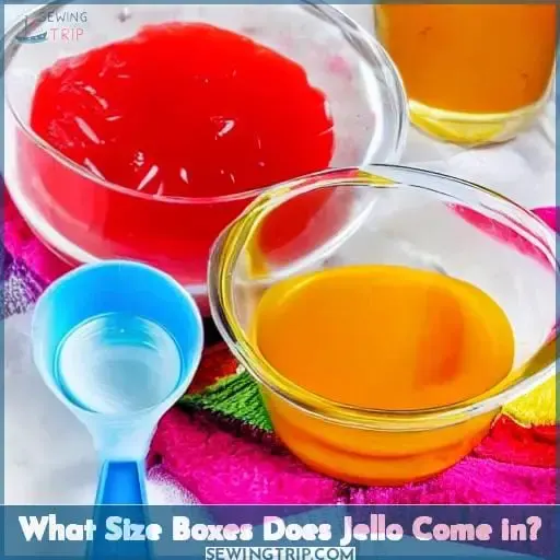 What Size Boxes Does Jello Come in?