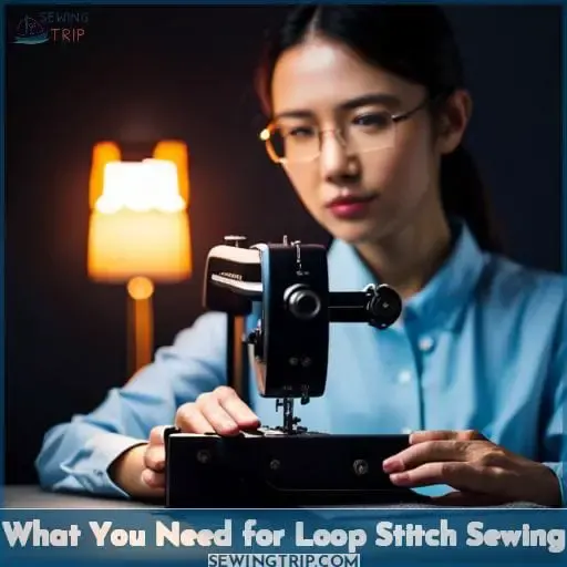 What You Need for Loop Stitch Sewing