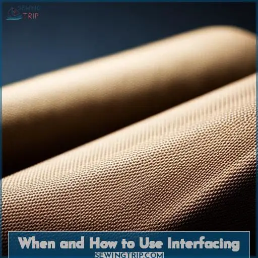 When and How to Use Interfacing