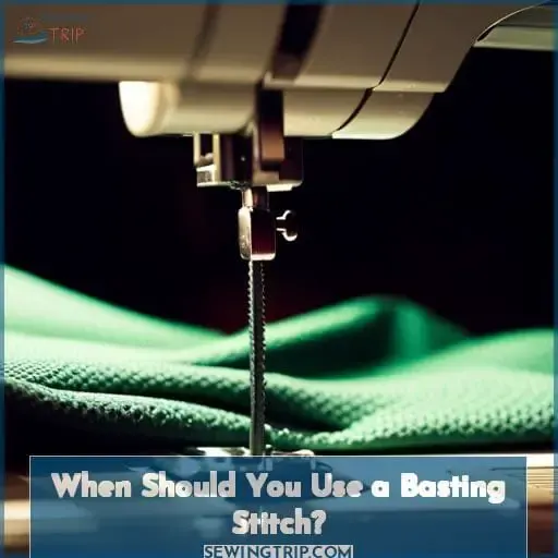 When Should You Use a Basting Stitch?