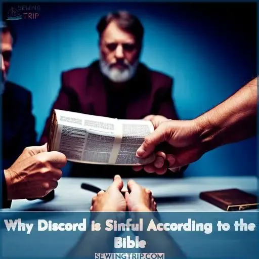 Why Discord is Sinful According to the Bible