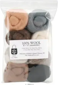 12 Wool Roving 8-Pack: Furry