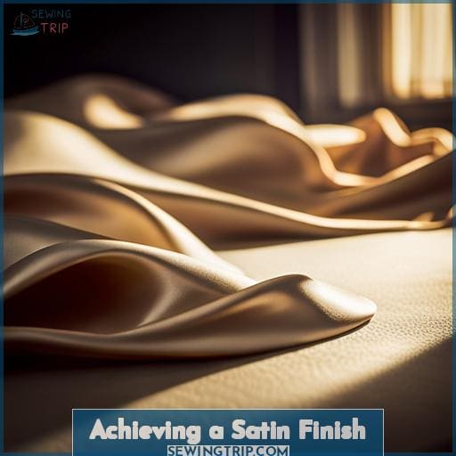 Achieving a Satin Finish
