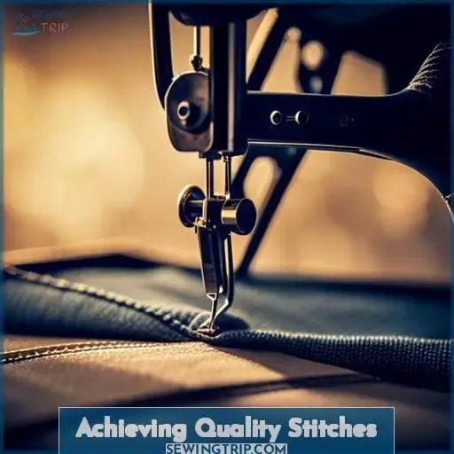 Achieving Quality Stitches