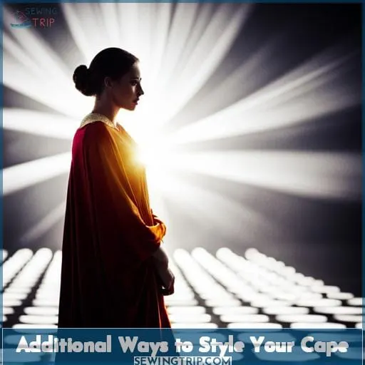 Additional Ways to Style Your Cape