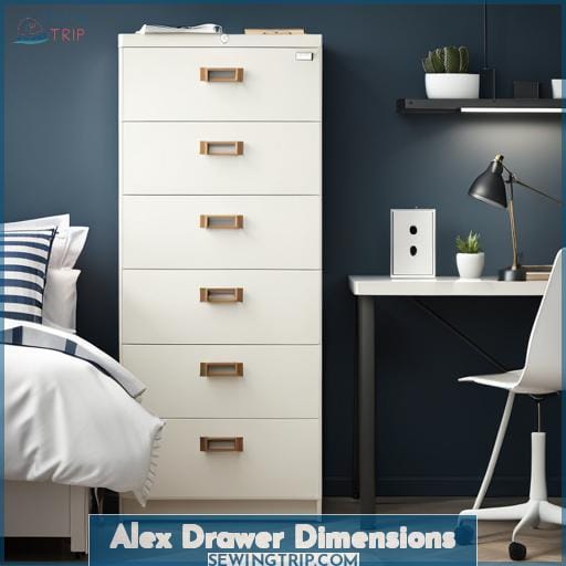 Alex Drawer Dimensions