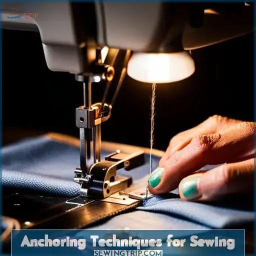 Anchoring Techniques for Sewing