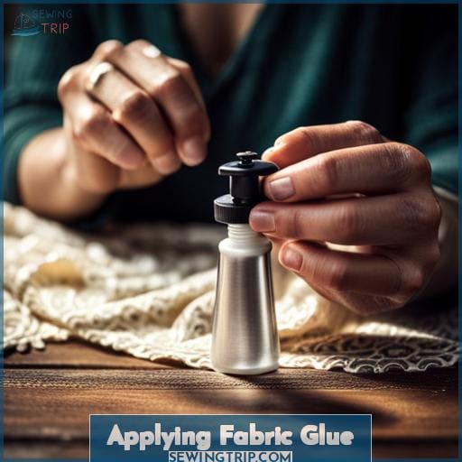 Applying Fabric Glue