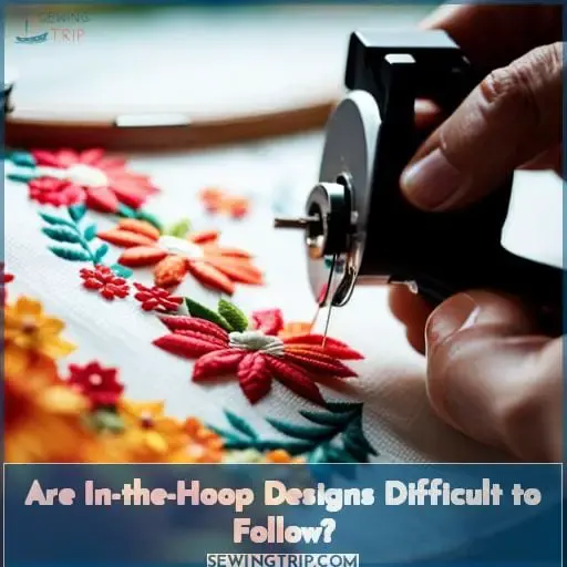 Are In-the-Hoop Designs Difficult to Follow
