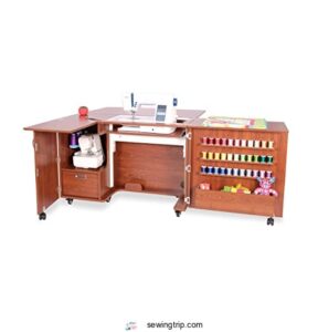 10 Best Sewing Tables: Reviews, Features & Buying Guide (2025) 3 Arrow Sewing Cabinet K8405 Wallaby B002NQN3EE