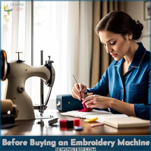 Before Buying an Embroidery Machine