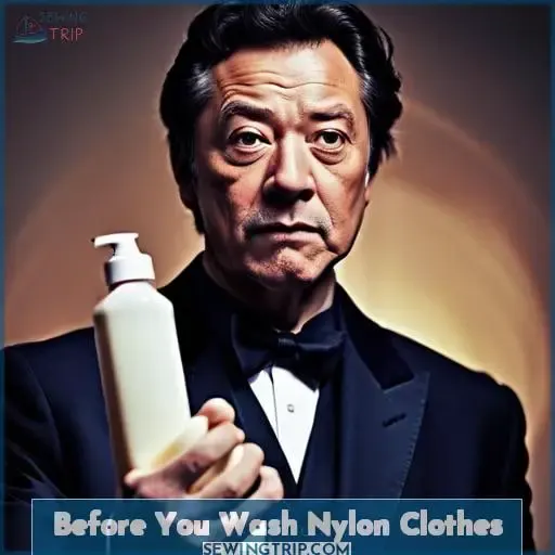 Before You Wash Nylon Clothes