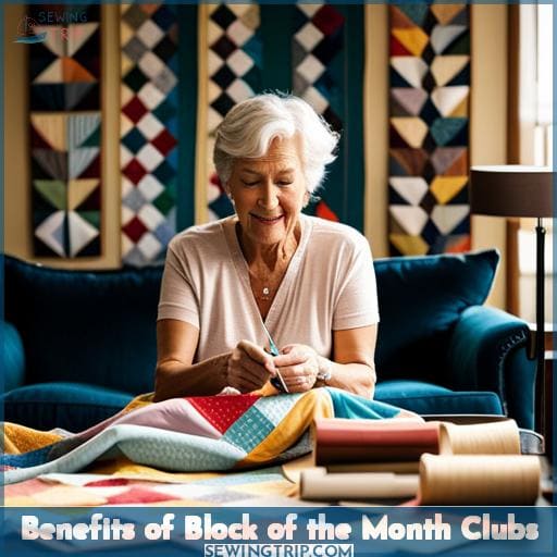 Benefits of Block of the Month Clubs Benefits of Block of the Month Clubs