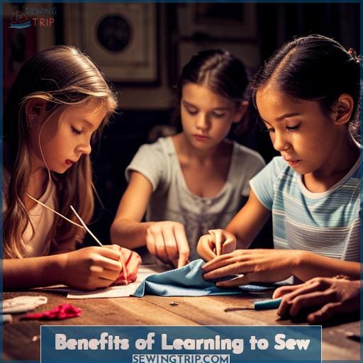 Benefits of Learning to Sew Benefits of Learning to Sew