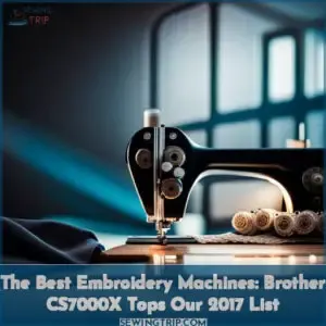 best embroidery sewing machine overlock 2017