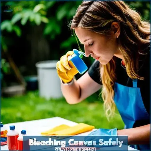 Bleaching Canvas Safely