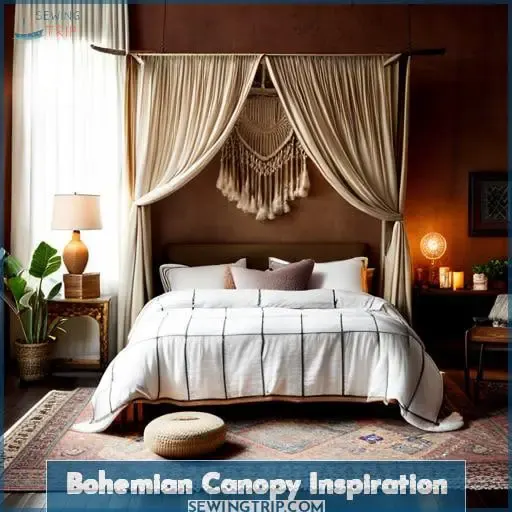 How To Make A Dreamy DIY Bed Canopy On A Budget   Bohemian Canopy Inspiration .webp