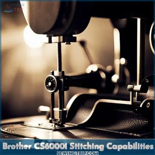 Brother CS6000i Stitching Capabilities