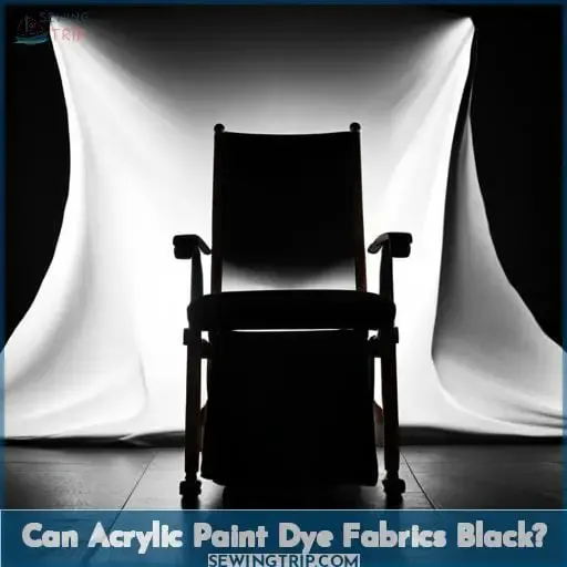 Can Acrylic Paint Dye Fabrics Black?
