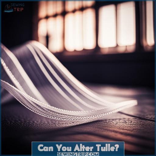 Can You Alter Tulle? Can You Alter Tulle?