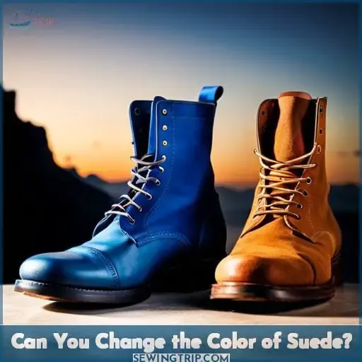 Can You Change the Color of Suede
