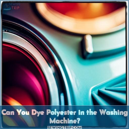 Can You Dye Polyester in the Washing Machine?