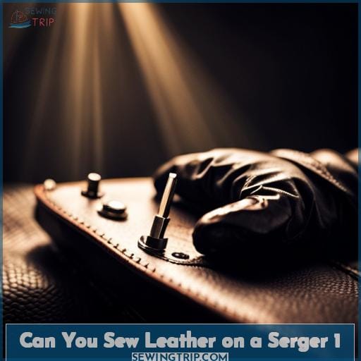 can you sew leather on a serger 1 can you sew leather on a serger 1