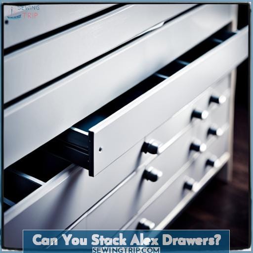 Can You Stack Alex Drawers