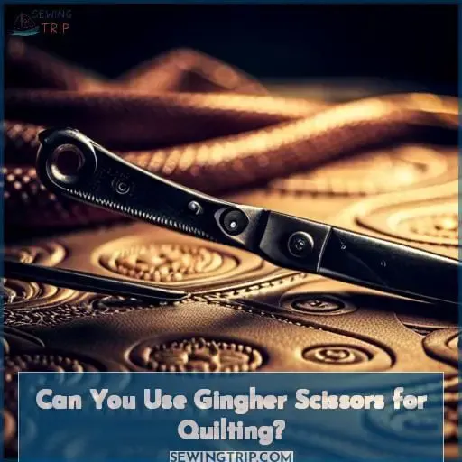 Can You Use Gingher Scissors for Quilting?