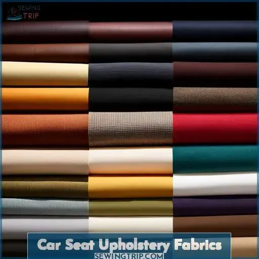 Car Seat Upholstery Fabrics