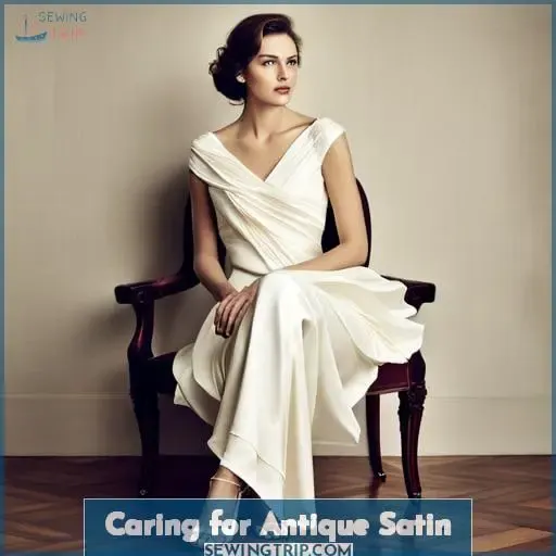 Caring for Antique Satin