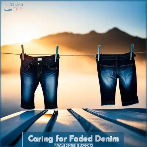 Caring for Faded Denim